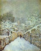 Alfred Sisley Schnee in Louveciennes oil on canvas